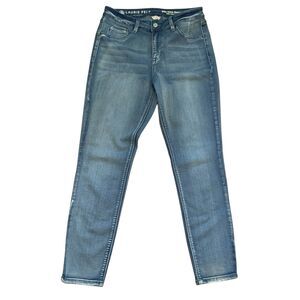 Laurie Felt Denim Silky Ankle Skinny Zip Fly Jeans A374324 BRUSHED LIGHT Small